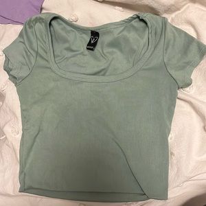 Windsor Sage Green baby tee super soft